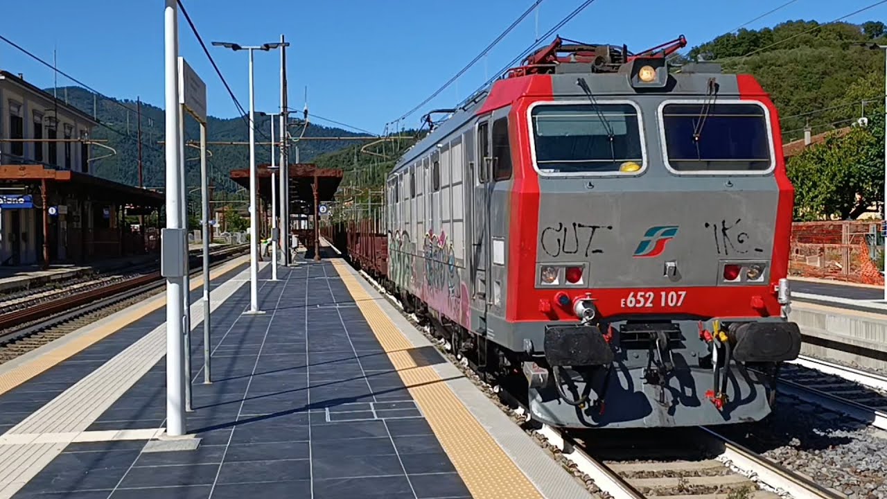 Un po' di treni merci, invii, e molto altro in 4 pomeriggi nella stazione di Vaiano!