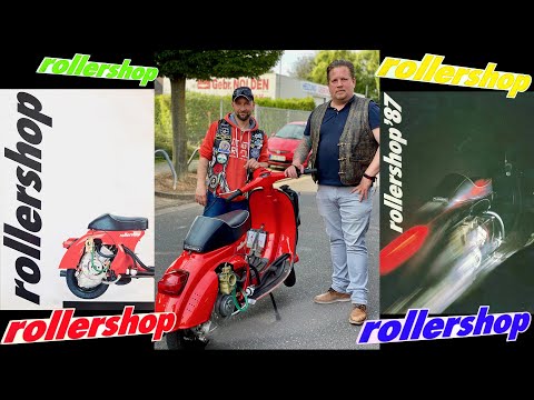 Rollershop Vespa Roller Zirri 80er und 90er Jahre beim Scooter Center Open Day  @scootercentercom