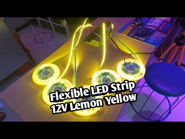 Flexible LED Strip 12V Lemon Yellow