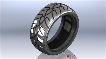 Tire-2 with audio narration || SolidWorks Tutorial