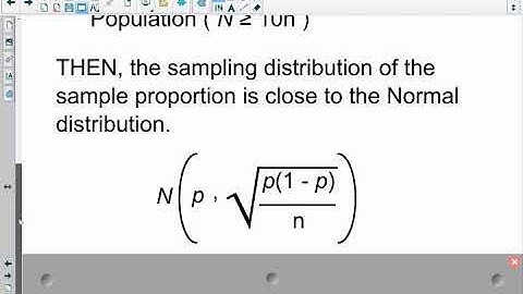 STA2023 - 7.3 The Central Limit Theorem for Sample Proportions