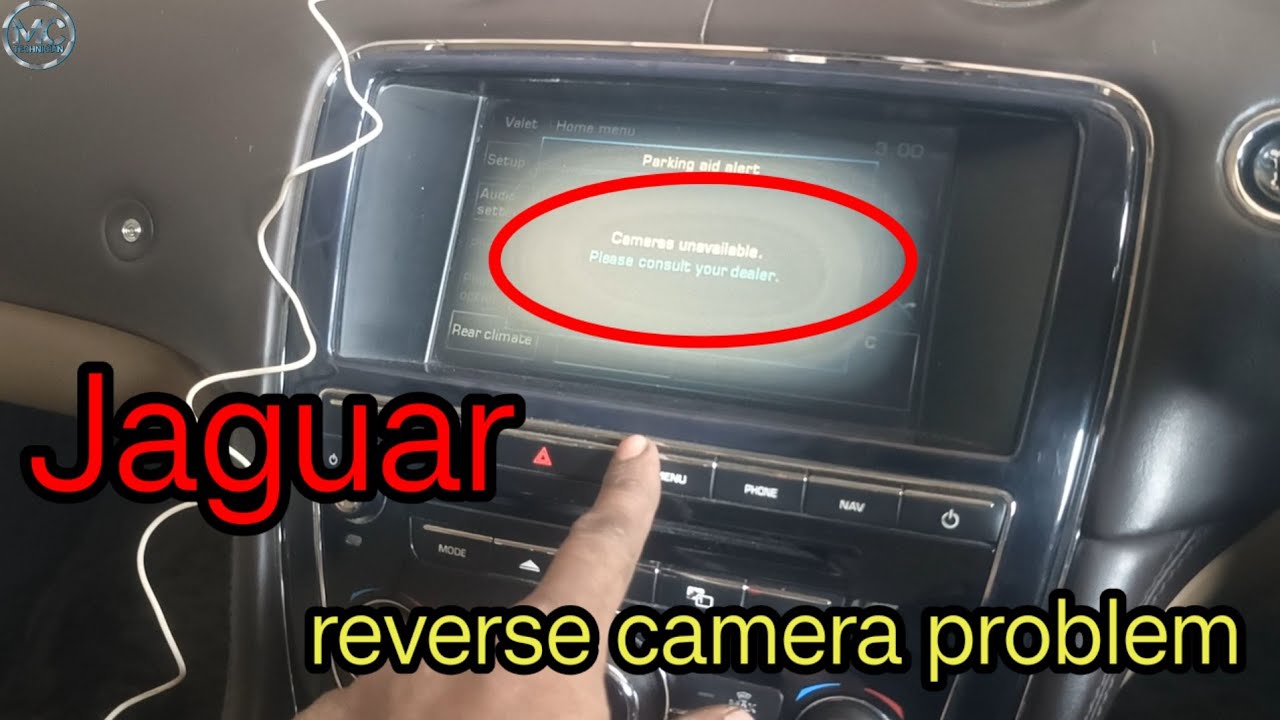 Jaguar xjl reverse camera problem