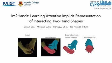 (CVPR 2023) Im2Hands (Implicit Two Hands) - Presentation Video