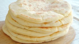 Making Pita bread without oven | Best ever pita bread | Moroccan bread | Meliniskitchen