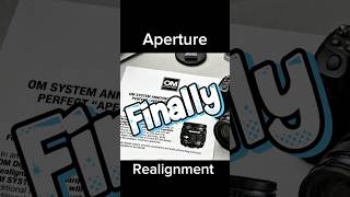 April Fool's! OM System Aperture Realignment