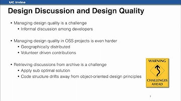 On the Relationship between Design Discussions and Design Quality: A Cas...  (Teaser, ESEC/FSE 2020)