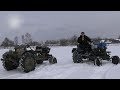Відеоогляд саморобних тракторів з двигунами Заря 10к.с. та 15 к.с. в селі Горбове.