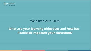 Achieving Learning Objectives with Packback