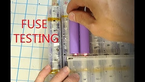 24V 17AH DIY 18650 Solderless Battery Pack and Fuse Testing