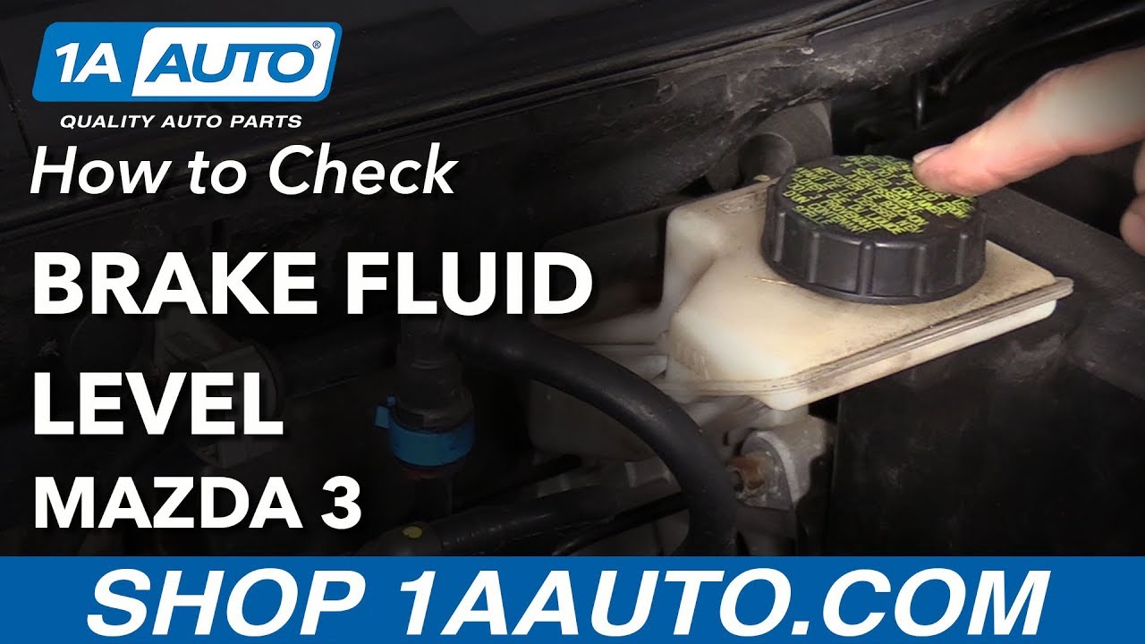 How to Check Brake Fluid 2003-09 Mazda 3 | 1A Auto