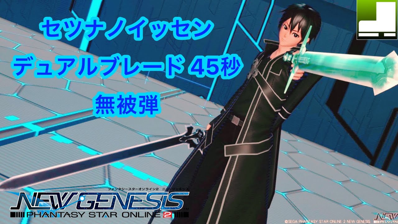 Pso2 Ngs セツナノイッセン ブジン Bogu デュアルブレード 45秒 無被弾 Bujin Bogu Dual Blade 45sec Nodamage Youtube