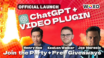 Game Changer: ChatGPT Now Creates Videos! Plugin Launch Event