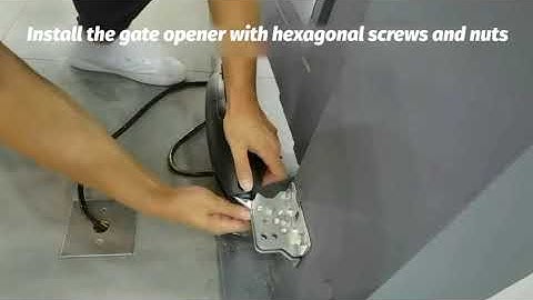 Hanchen HC-660 Automatic Gate Opener Complete Kit Installation