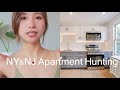 NYC &amp; NJ Apartment Hunting |令人心动的房子| LIC | Jersey City| Union City Weehawken | Touring 11 apartments