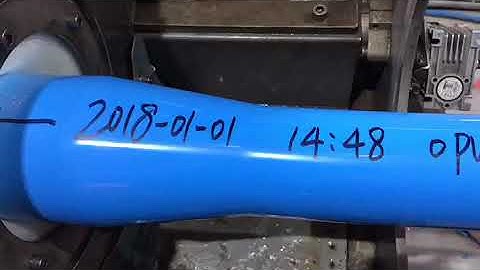 250mm PVCO pipe production line video,oriented pipe machine,OPVC pipe extrusion machine,PVC-O pipe