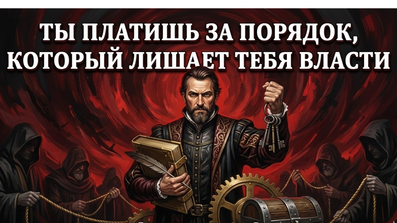 Ты платишь за порядок, который лишает тебя власти | Макиавелли