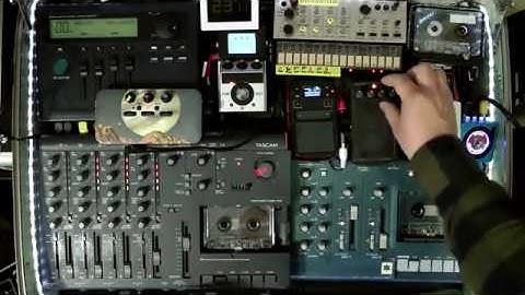 SUITCASE OF DRONE | LIVE AMBIENT TAPE LOOP SETUP