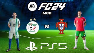 FC 24 ALGÉRIE - PORTUGAL | PS5 MOD Ultimate Difficulty Career Mode HDR Next Gen