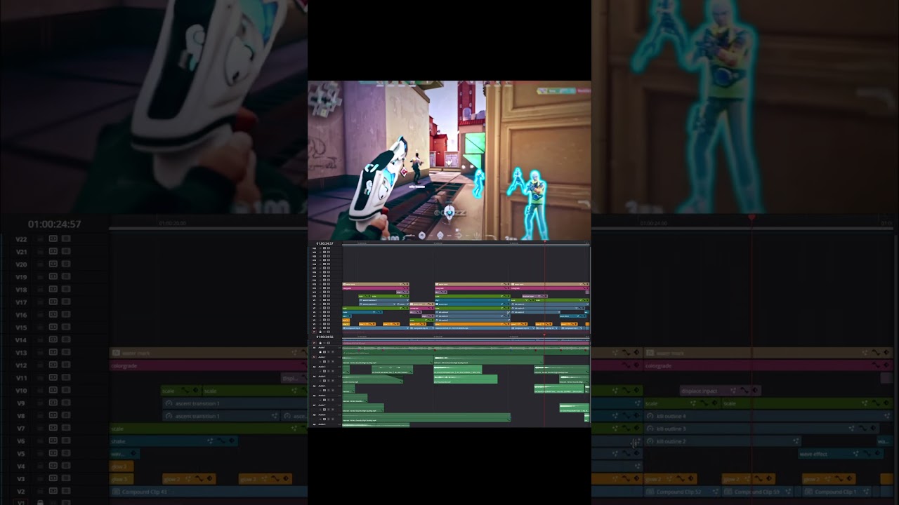 birthday edit Davinci Resolve Timeline 