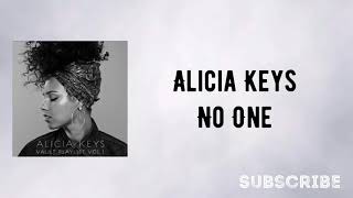 Alicia Keys - No One (Lyrics)