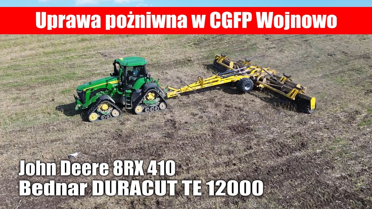 John Deere 8RX 410 + wał nożowy Bednar DURACUT TE 12000 uprawa pożniwna w CGFP Wojnowo maxresdefault John Deere 8RX 410 + wał nożowy Bednar DURACUT TE 12000 uprawa pożniwna w CGFP Wojnowo