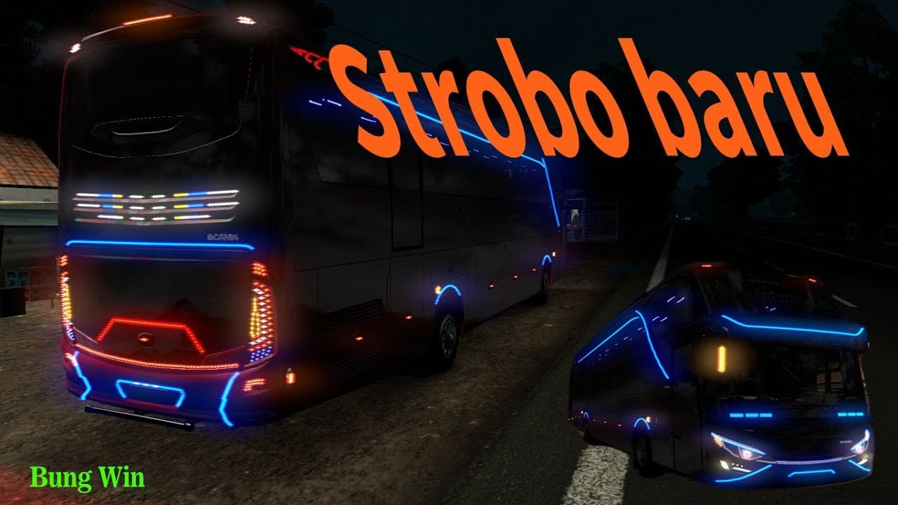 Full Lampu  Strobo Bus  Mitra Jateng Euro Truck  Simulator  2 