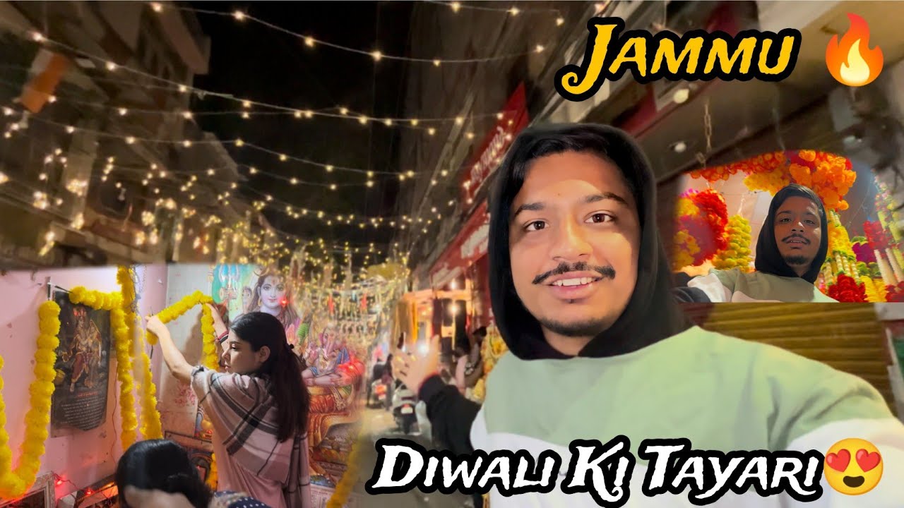 Diwali Ki Tayariya Chal Rhi Ha 😍jammu Diwali Youtube 