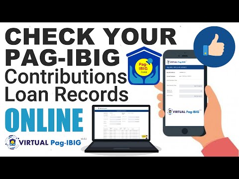 How to Check your PagIBIG Contributions & Loan Records ONLINE via VIRTUAL PAGIBIG Account | 3 STEPS