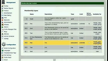 SkaDate Membership Types Configuration (Prior to SkaDate X)