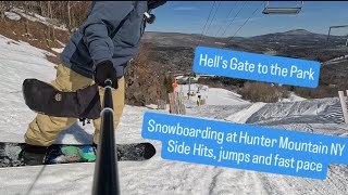 Hell's Gate to the Park at Hunter Mountain with Mr.Each
