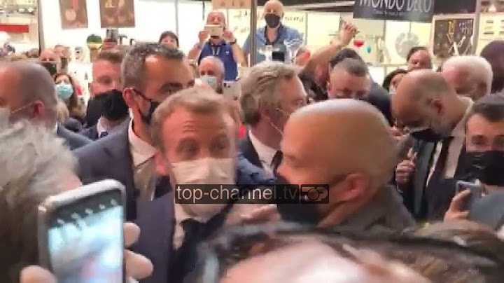 Top Channel/I riu qëllon Macron me vezë në kokë, francezët “nuk ngopen” duke sulmuar presidentin!