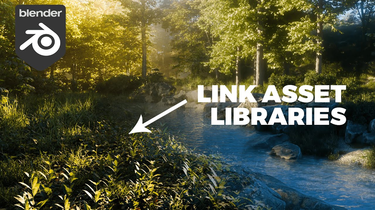 Here's How to Link Asset Libraries in Blender - YouTube