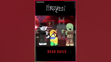When Spider Noob and c00lkidd play Dead Rails Short Animation #Forsaken #deadrails