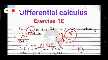 differential calculus exercise 1 question 1 to 8 solution @VishalJihuli