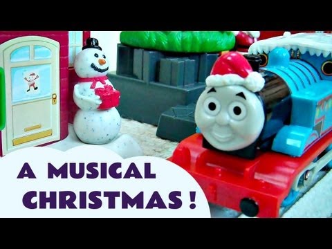 Thomas The Tank Engine and Friends Christmas Delivery Trackmaster Train Set
