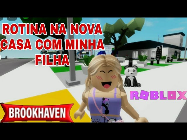 ROTINA NA NOVA MANSÃO DO BROOKHAVEN RP - ROBLOX 