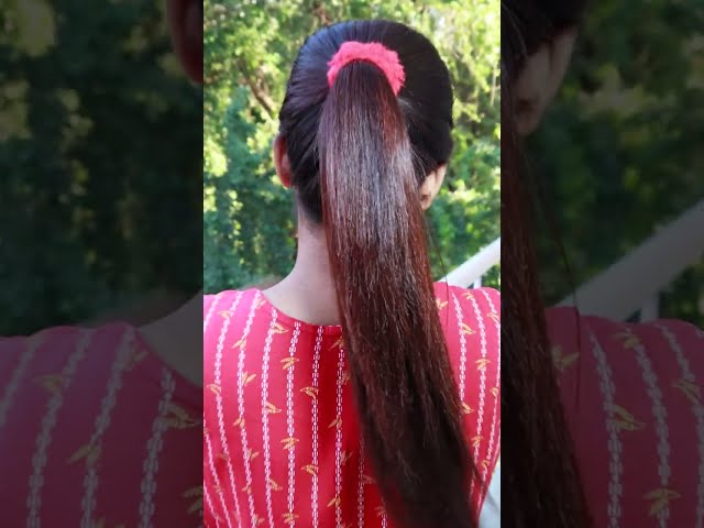 High Ponytail Hairstyle #hairstyles #short #shorts #shortvideo