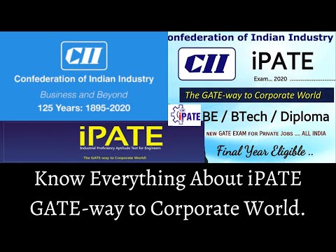 What is iPATE ? Is it worth of Appearing for iPATE ? How to apply ? What is CII ? ???? ?