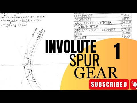 INVOLUTE SPUR GEAR