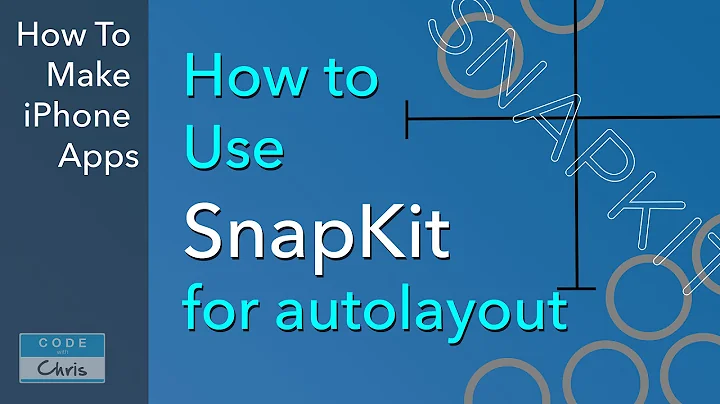 SnapKit Tutorial for Autolayout Constraints
