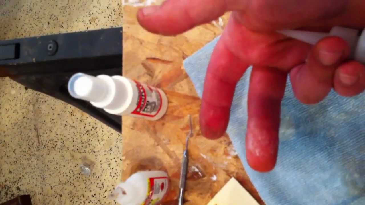 CA (Super glue) Finger Test Testing CA debonder on glued fingers