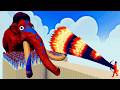 200x CLUBBER + 1x MAMMOTH vs 1x EVERY GOD Totally Accurate Battle Simulator TABS
