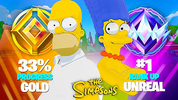 Gold to Unreal Duo Fills Ranked Speedrun… (Fortnite Simpsons)