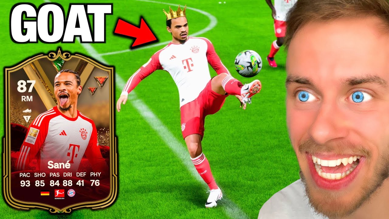 93er Leroy Sané: der BESTE SPIELER in FC 24?! 🤩🚀 (TOTS Karte)