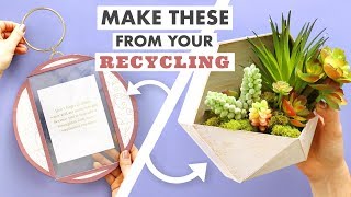 2 Trendy DIY Room Decor Ideas (Made From Your Recycling!) - HGTV Handmade