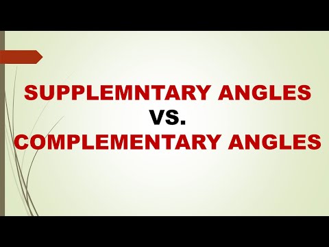 10. Complementary Angles and Supplementary Angles in Urdu/Hindi