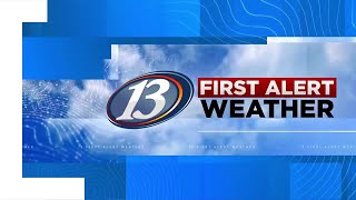 13 First Alert Weather @ Four: Few showers Wednesday evening with an overall dry pattern into the...