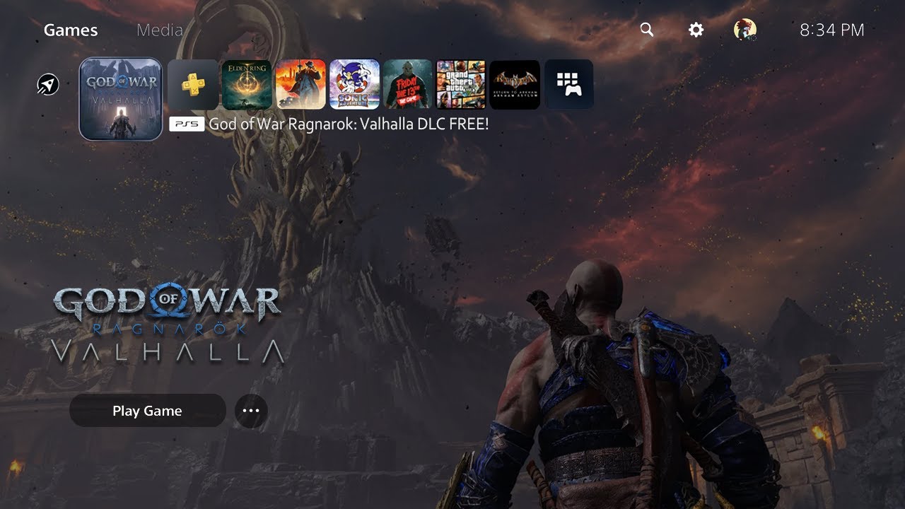 Can I play the God of War Ragnarok DLC without beating Main Game?
