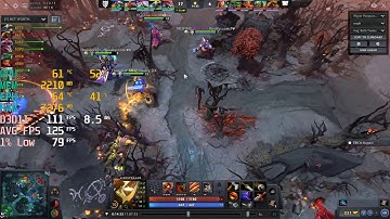 Dota 2 - RTX 3060 + i3 10100F - 1440p Max & Low Settings - Benchmark Fps Test