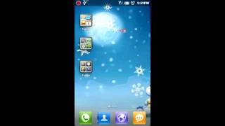 Happy Holidays - Android Live Wallpaper (made with Live Wallpaper Creator) screenshot 1